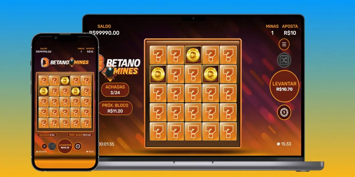 Betano Mines jogar em qualquer dispositivo
